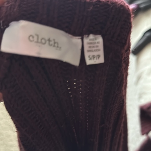 Cloth by RD | Burgundy Cardigan | Small - Picture 6 of 8
